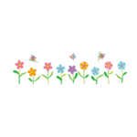 Ay7240 Butterfly Flower Wall Stickers Kids Room Wall Decor Wall Decals Nursery Wall Decor Wall Decals - Image 8