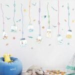 Sk7067 Fallen Wish Bottle Bedroom Living Room Bathroom Window Removable Vinyl Wall Sticker - Image 4