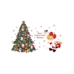Christmas Theme Wall Sticker (Vinyl, 46 cm x 5 cm x 5 cm, BI- sk9116 - Image 3