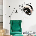 Sks6031 wall stickers beautiful eye living room bedroom wall decoration home decoration mural art - Image 2