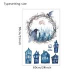 JM7360 Halloween Ghost Bird Creative Decoration Background Wall Sticker - Multi-A - Image 2