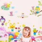 XL8093 wall stickers cartoon children's room decoration living room bedroom wall stickers kindergarten classroom decoration decorative wall sticker - Image 4