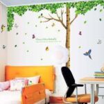 AY305 big green tree removable diy wall sticker tow-saided - Image 2
