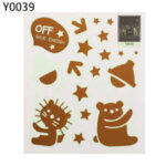 Brown Teddy & Stars Wall Sticker - Image 6