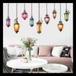 Fashion arab droplight Wall Stickers For Living Room Diy 3d Home Decor JM7342 - Image 10