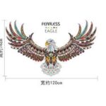 New Style Eagle Decoration Mural Cool Library Office Restaurant Wall Stickers [SK9154] - Image 8