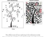 Ay6031 3D Wall Decals Family Trees DIY Wall Stickers with Quotes and Photo Frame for Home Decor Living Room - Image 4