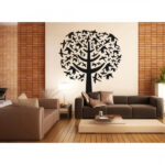 Black Bird Tree Sticker AY7081 - Image 2
