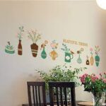 JM7311 Vase Wall Stickers Creative Diy Home Decoration Wall Stickers - Image 5