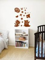 Brown Teddy & Stars Wall Sticker - Image 4