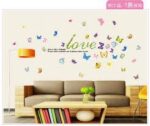 Ay6041 yl Wall Art Stickers Large DIY Wall Paper Mirror Poster Tattoos Quotes - Image 6