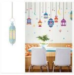 SK9148 Nursery Kids Room Decor Wall Decal Colorful Magic Lamp Sticker - Image 5