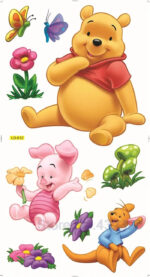 DM570185Cartoon animal winnie pooh vinyl wall stickers for kids rooms boys girl home decor wall decals home decoration wallpaper for kids - Image 2