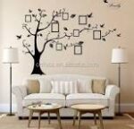 NC5070-12 Large Photo Frame Tree Memory Tree Wall Stickers Living Room Decorative Mural VinyHigh Black Color - Image 2