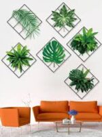 Ht92004 3D Green Plant Wall Sticker, - Image 4