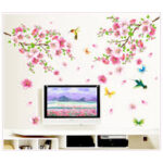 Removable Flowers Butterfly Wall Stickers Decal Art Vinyl Mural Room Decor DIY AY9158 - Image 2