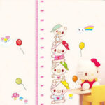 ME Pig Growth Height Measure Chart Pattern Wall Sticker Ay7262w - Image 2