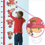 Ay6037  Stickers One Piece Anime 3D Vinyl Wall Decals for Kids Rooms - Image 2