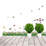Flower Wall Stickers DIY Door Decor Butterfly Art Vinyl Decal Colors Kids Room - Image 10
