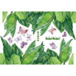 SECU-STAR Green Plant Wall Paper Bedroom Living Room Cabinet Wallpaper Aisle Shop Glass Window Door Cabinet Decoration Wall Sticker - Image 7