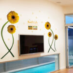Sk9233 Beautiful Sunflowers Wall Sticker - Image 2