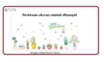 Wall Sticker Mini Garden II XL7173/ Stiker Dinding Taman Pot Mini - Image 4