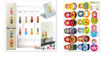 15pcs Russian Matryoshka Dolls Wall Stickers - Image 7