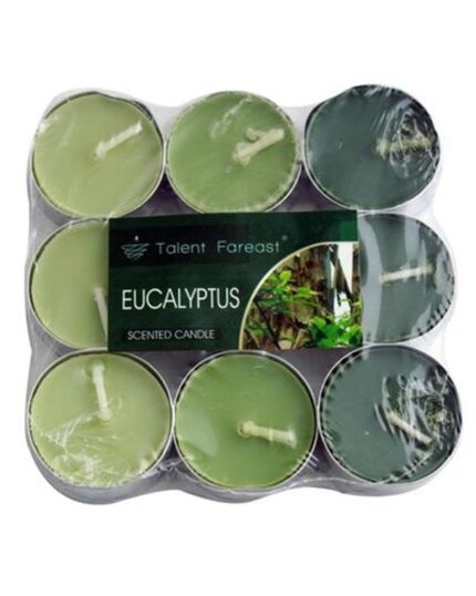 EUCALYPTUS SCENTED CANDLE PACK OF 10 '2