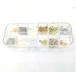 Nail Rhinestones 3D Crystal AB Clear Nail Stones Gems Pearl DIY Nail Art Decorations d11 - Image 2