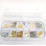 Nail Rhinestones 3D Crystal AB Clear Nail Stones Gems Pearl DIY Nail Art Decorations d11 - Image 3