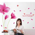 Wallpaper Sticker Pink Orchid AY9277 - Stiker Dinding / Wall Sticker - Image 3
