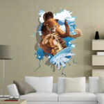 Cartoon Ice Age 3D Wall Decals, Children's Room Nursery Removable Wall Stickers ay9254 - Image 4
