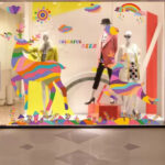 Gadgets WRAP Colorful Rainbow Cartoon Jumping Deer Wall Stickers Forest for Living Room Bedroom Shop Window - Image 10