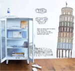 Tower of Pisa Wall Sticker Ay808 - Image 4