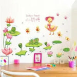 Stiker Dinding Wallsticker Lotus dan Duck size 50x70 XL7193 - Image 6