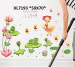 Stiker Dinding Wallsticker Lotus dan Duck size 50x70 XL7193 - Image 5