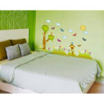 Asmi Collections Wall Stickers Kids Tree Birds Butterfly AY9183 - Image 4