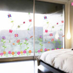 Wallsticker Butterfly Flower Stripes Wall Sticker Wallpaper Wall Decoration - Image 3