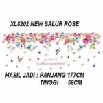 XL8202 HANGING COLORFUL ROSES WALLSTICKER WALL STICKER 60x90 - Image 7