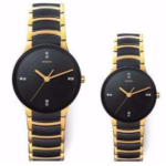 2021 Brand Luxury Hot Sale Automatic Couples Watch Steel Material Black Gold Watchband Leisure Man Mechanical Watches whfrbkf1e-2 - Image 6