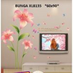 Living room wall creative floral stickers XL8135 rain flower removable wall stickers - Image 5