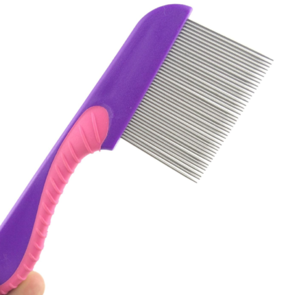 1pcs High Quality Terminator Lice Comb Nit Free Kids Hair Rid Headlice Stainless Steel Metal Teeth Remove Nit Brush 827 hmfrmit5g-1
