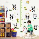 Sk9048 Cute Panda Wall Sticker - Image 5