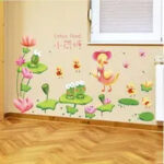 Stiker Dinding Wallsticker Lotus dan Duck size 50x70 XL7193 - Image 3