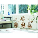 SAMHEZ AY6018 Potted Plants Wall Sticker [45 x 60 cm] - Image 2