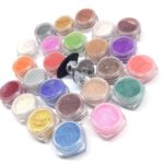 Pack of 24 shimmer dust with free eye stamp