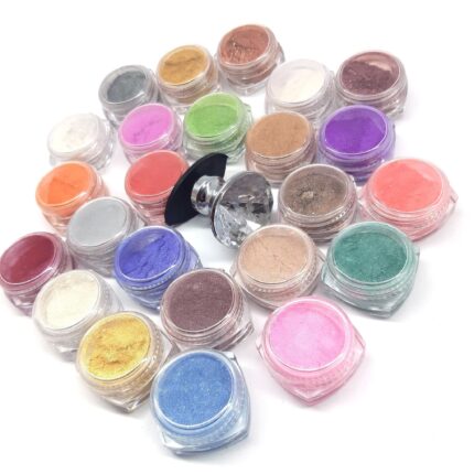 Pack of 24 shimmer dust with free eye stamp