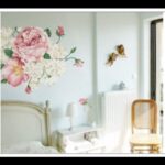 Wall stickers, decals, roses, flowers, flower garden, large flowers, white flowers, white flowers, floral decor, interior decoration, mood change, bouquet nice! size50x70  dm570098 - Image 2