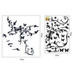 Wallstiker Dinding Siluet Gadis Bunga AY9118 Wall Sticker Kamar Tidur Anak Aesthetic - Image 5