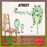Removable paper wall decor vinyl sticker for kids room home decals happy tree sticker AY9021 - Image 2